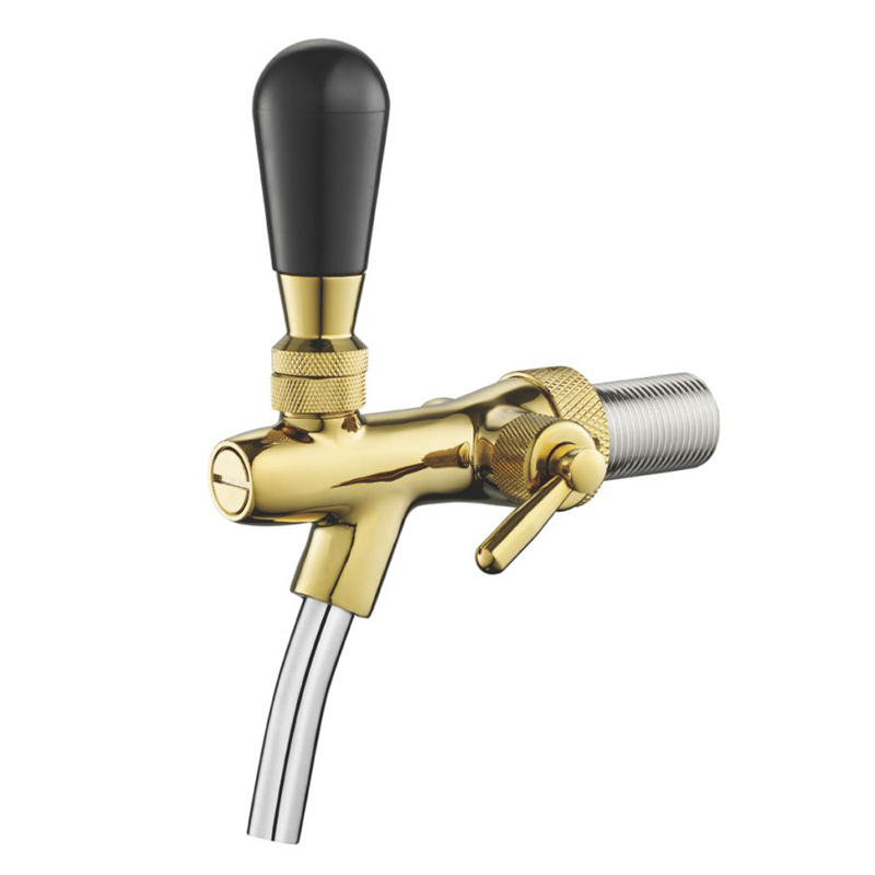 adjustable tap PVD gold